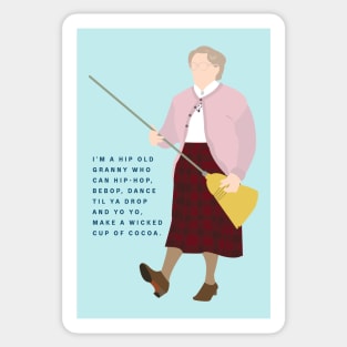 Mrs. Doubtfire Sticker